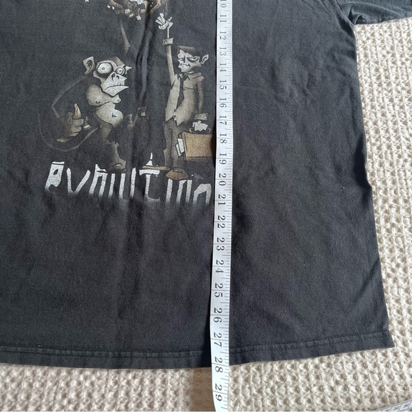 Y2K 2007 Korn Evolution T-Shirt Metal Band Tee Size L - Picture 7 of 7